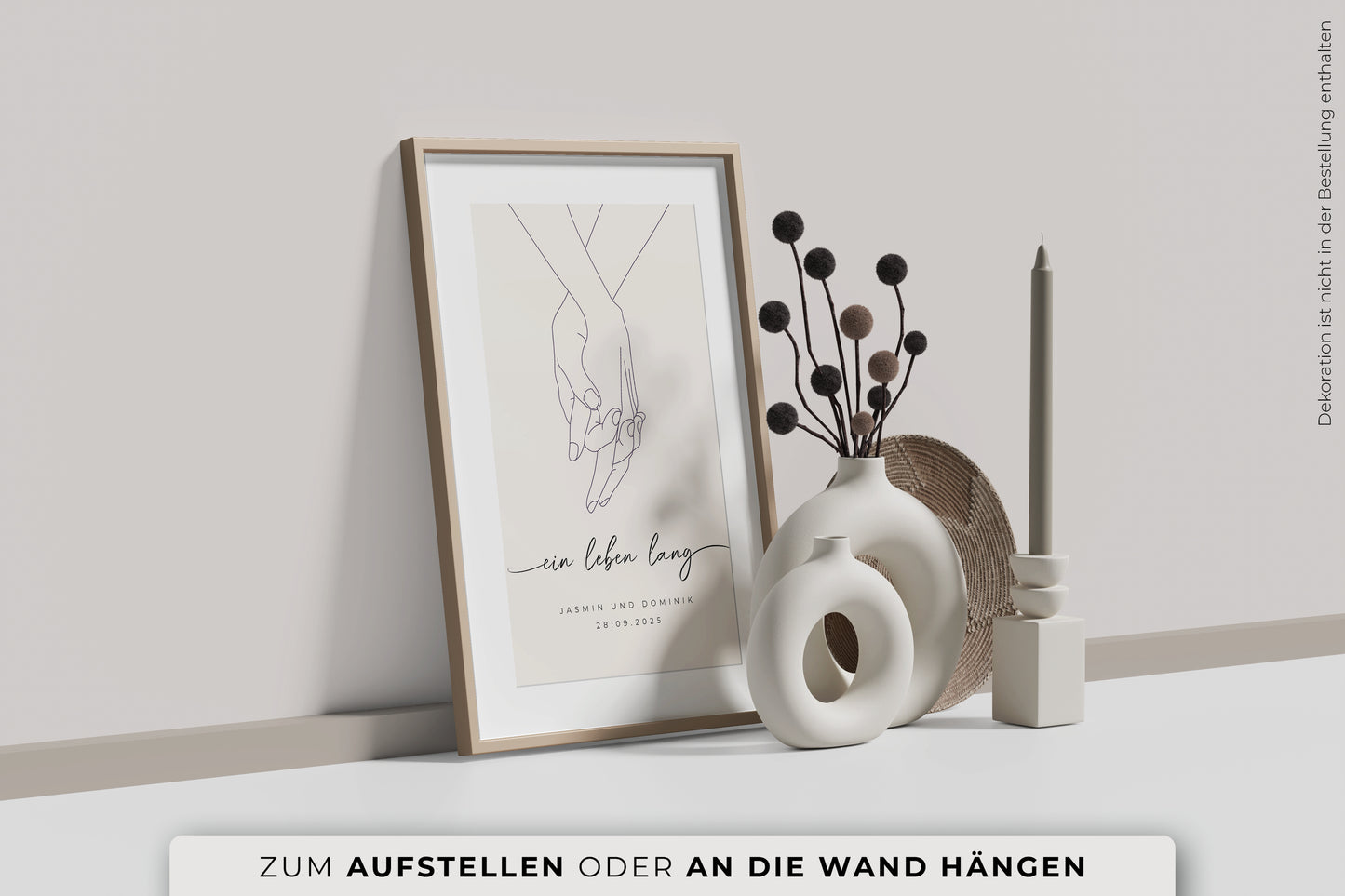Personalisiertes Poster "LOVING HANDS"