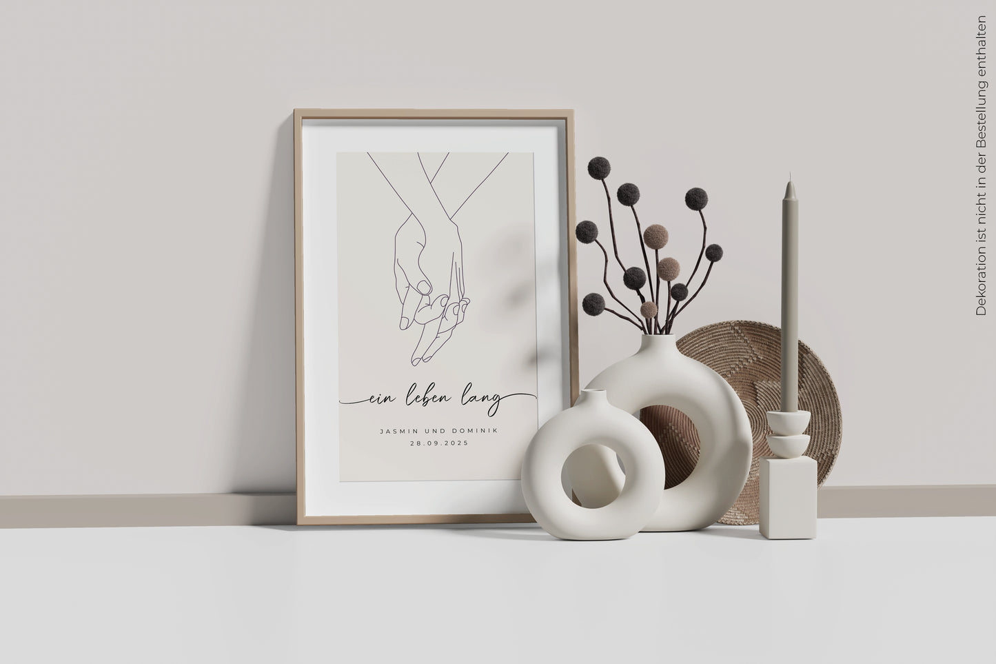 Personalisiertes Poster "LOVING HANDS"