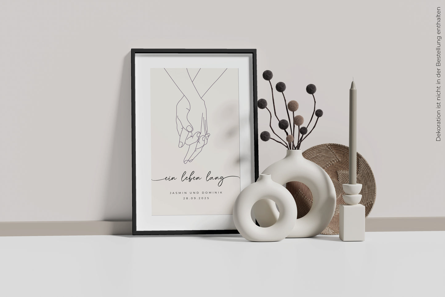 Personalisiertes Poster "LOVING HANDS"