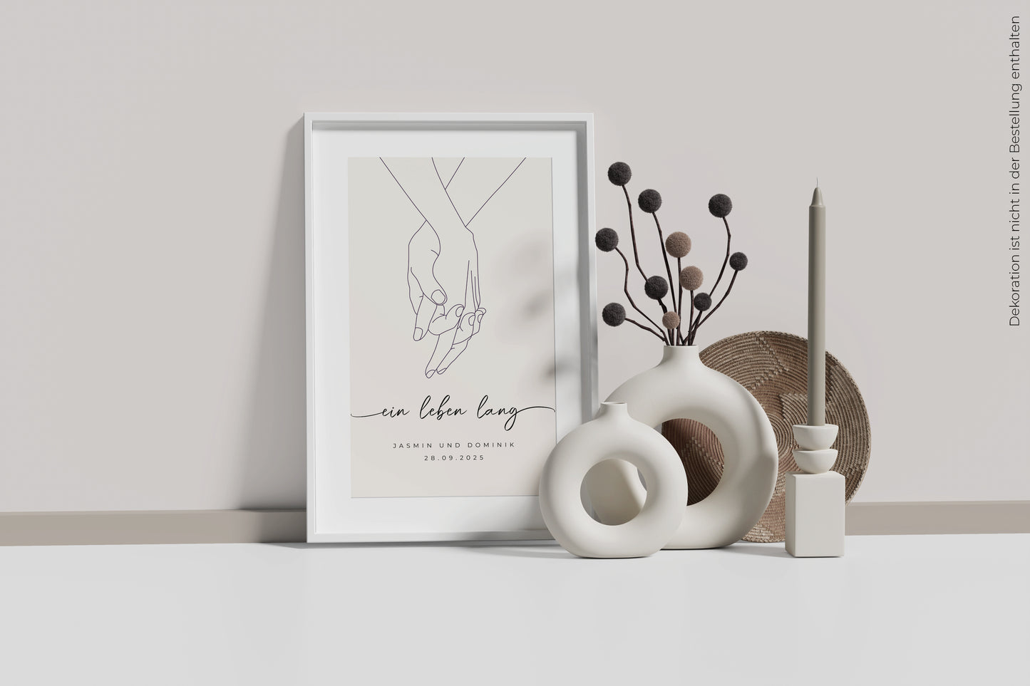 Personalisiertes Poster "LOVING HANDS"