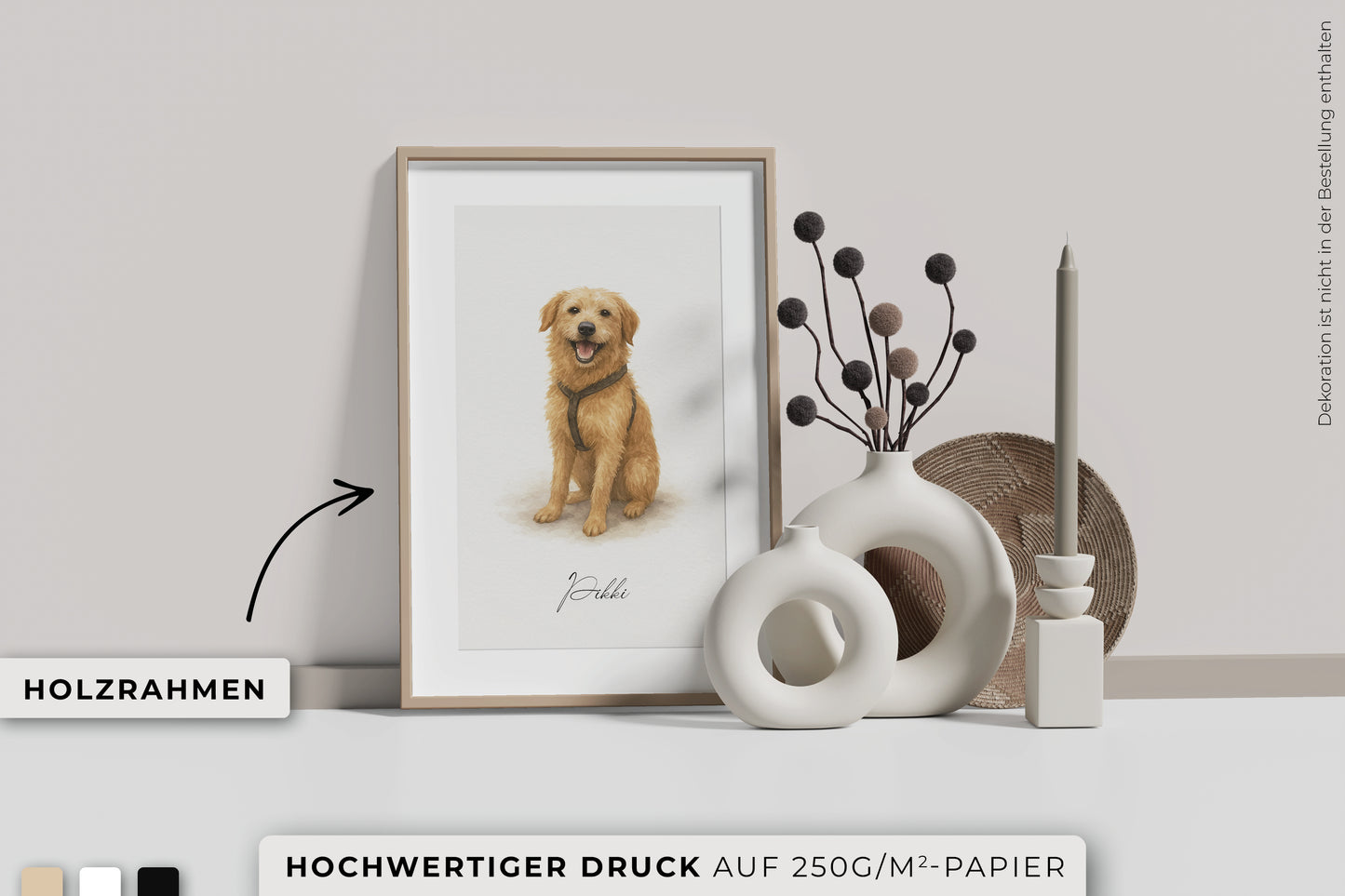 Dein Haustier als Porträt (Aquarell)