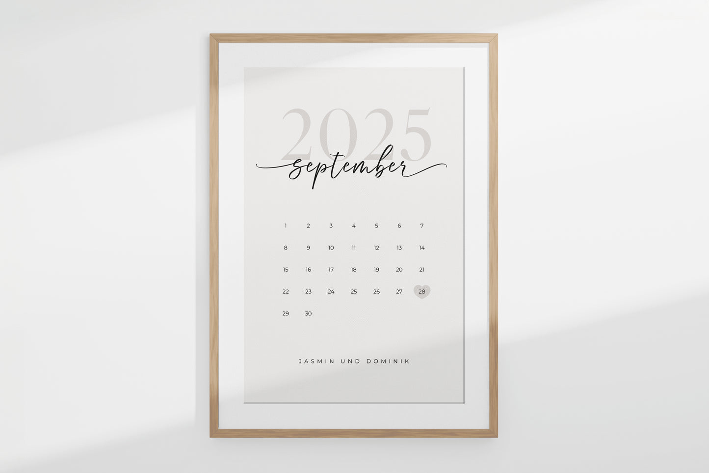 Personalisiertes Poster "CALENDAR"