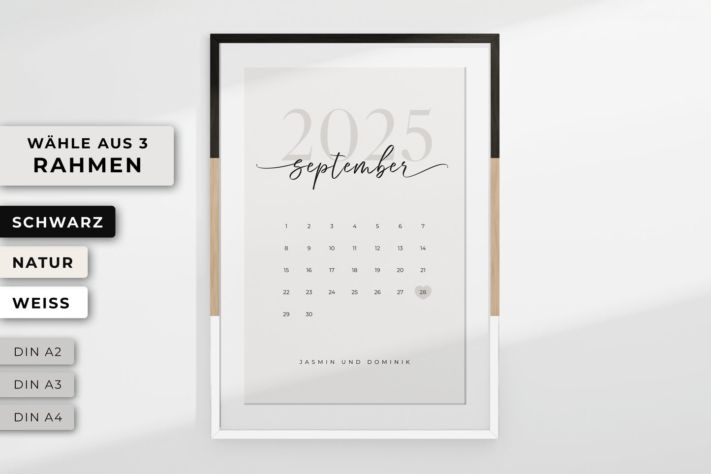 Personalisiertes Poster "CALENDAR"