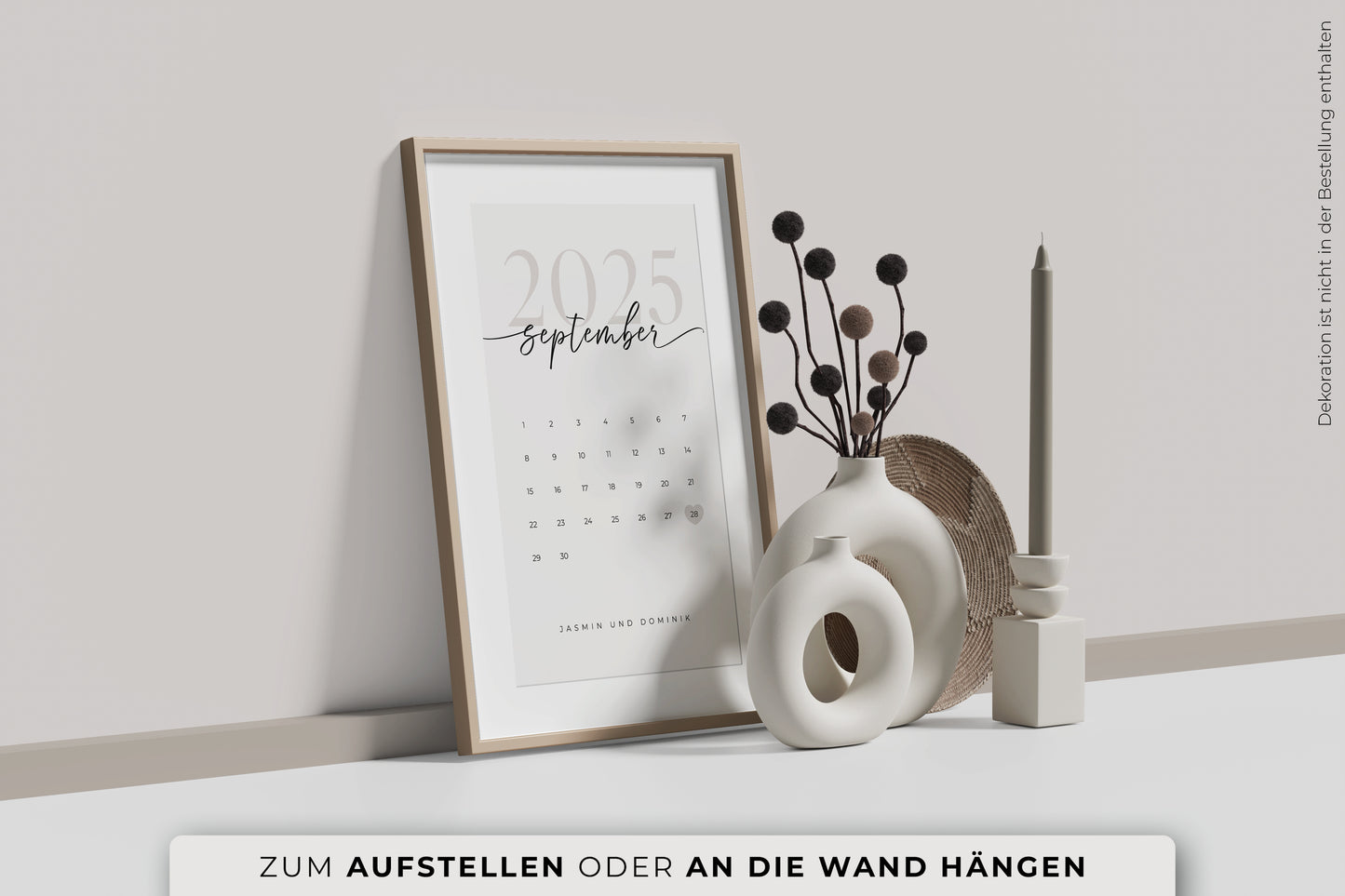 Personalisiertes Poster "CALENDAR"