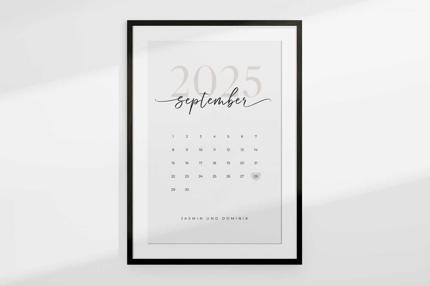 Personalisiertes Poster "CALENDAR"