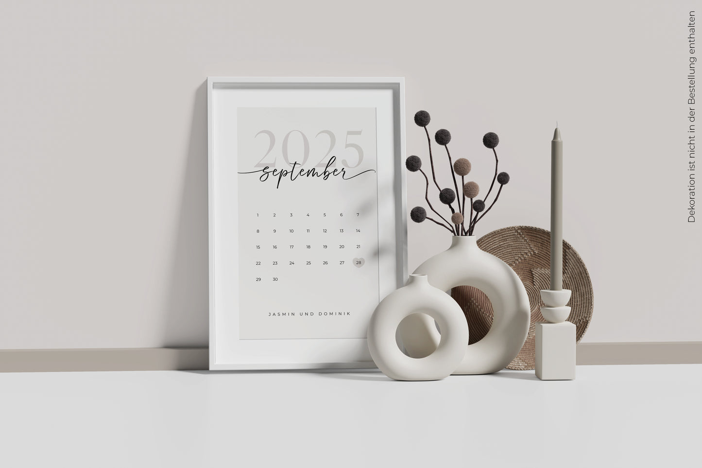 Personalisiertes Poster "CALENDAR"