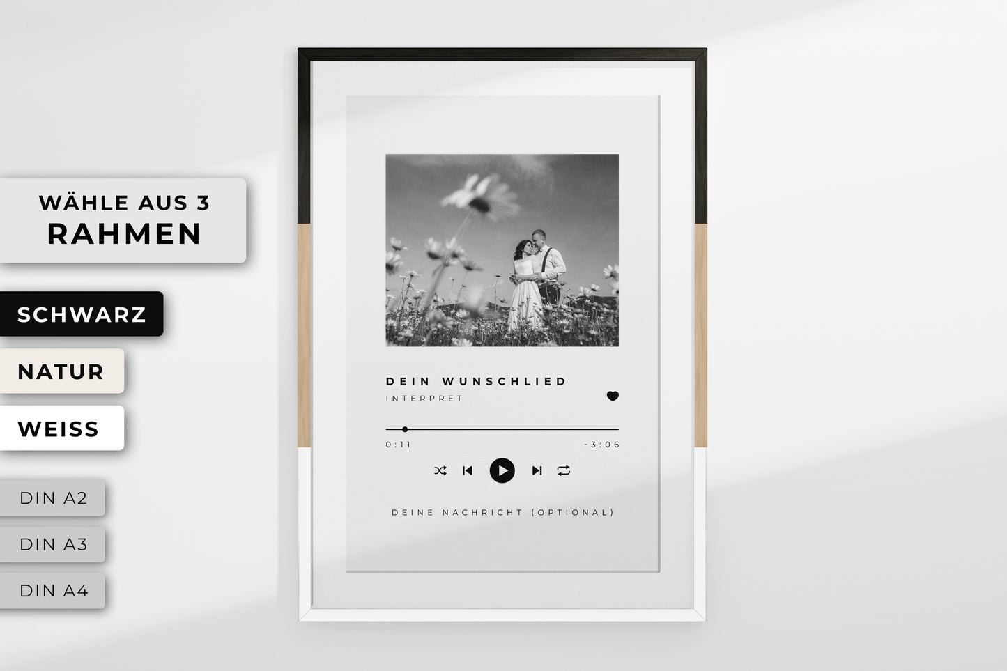 Personalisiertes Poster "OUR SONG"
