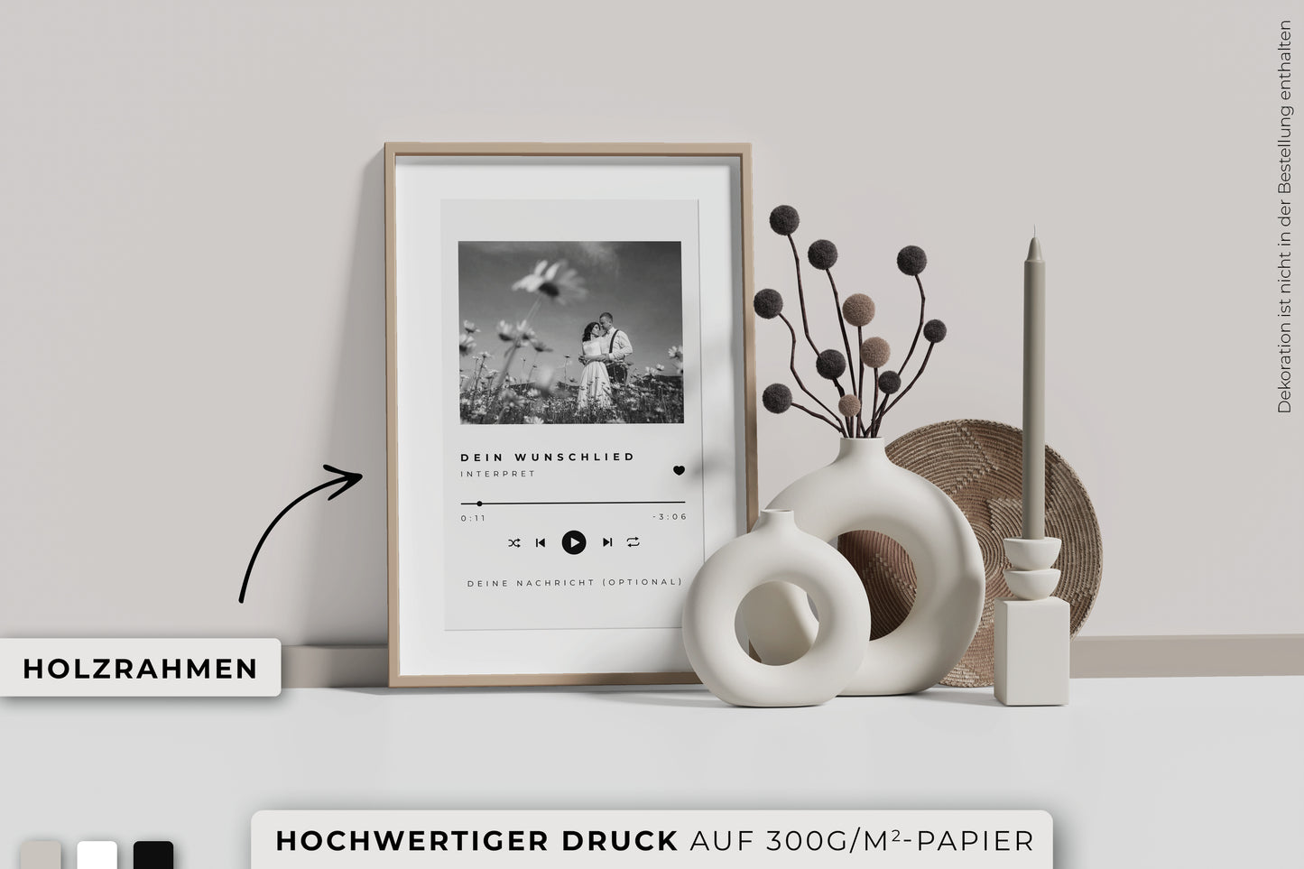Personalisiertes Poster "OUR SONG"