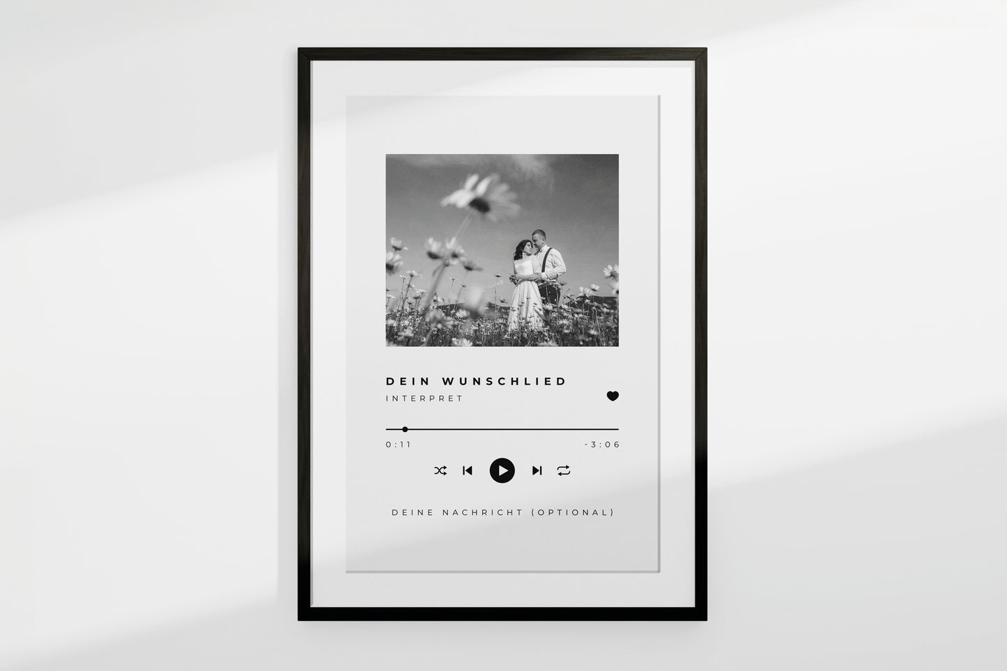 Personalisiertes Poster "OUR SONG"