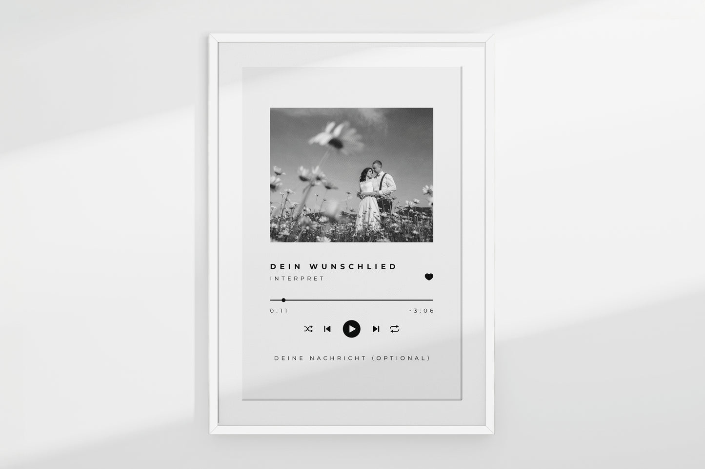Personalisiertes Poster "OUR SONG"