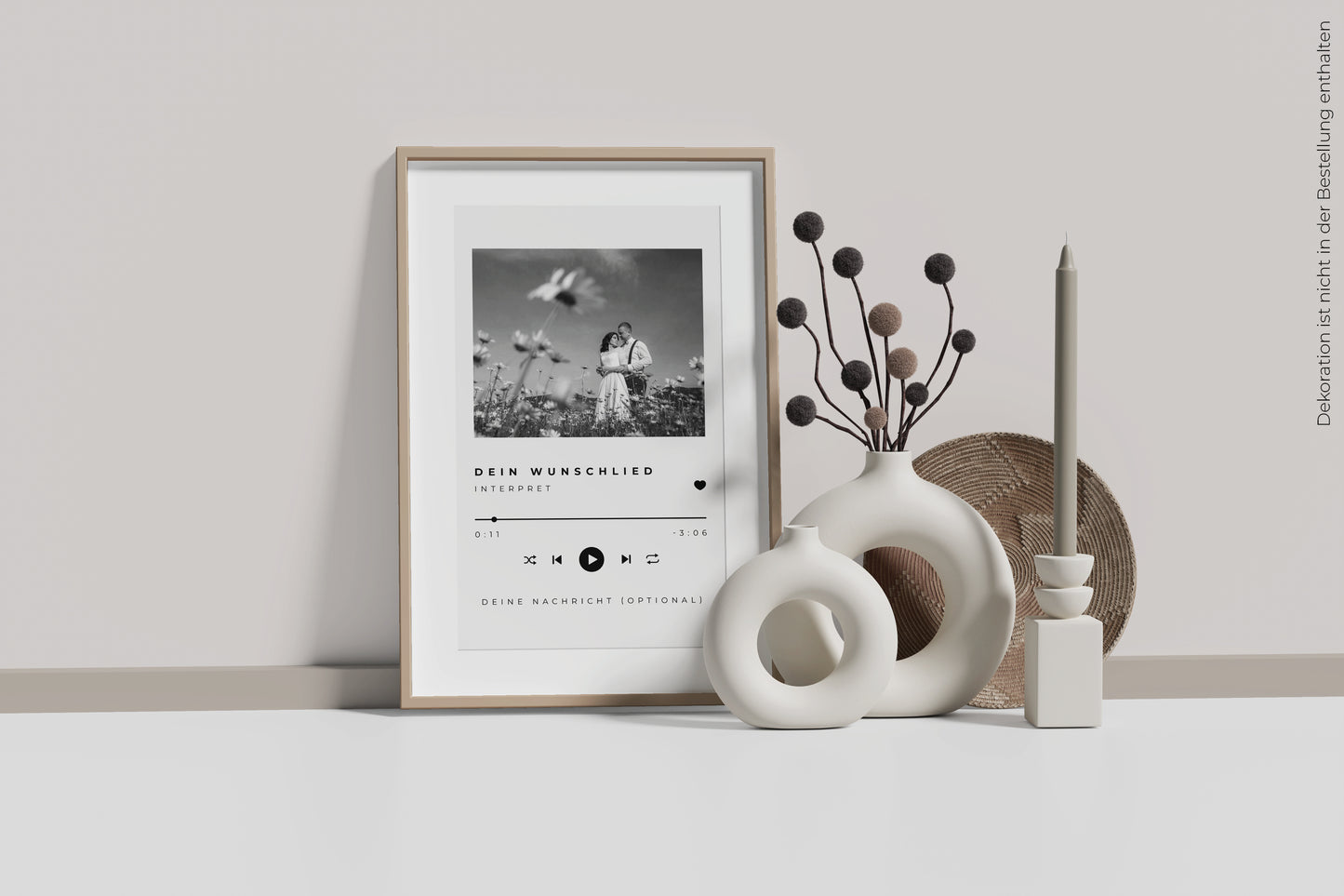 Personalisiertes Poster "OUR SONG"