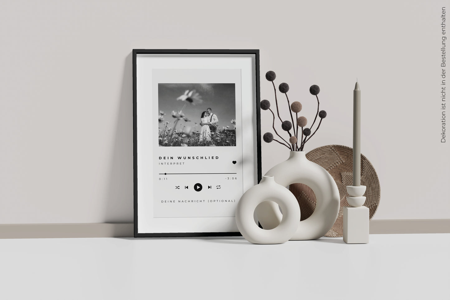 Personalisiertes Poster "OUR SONG"