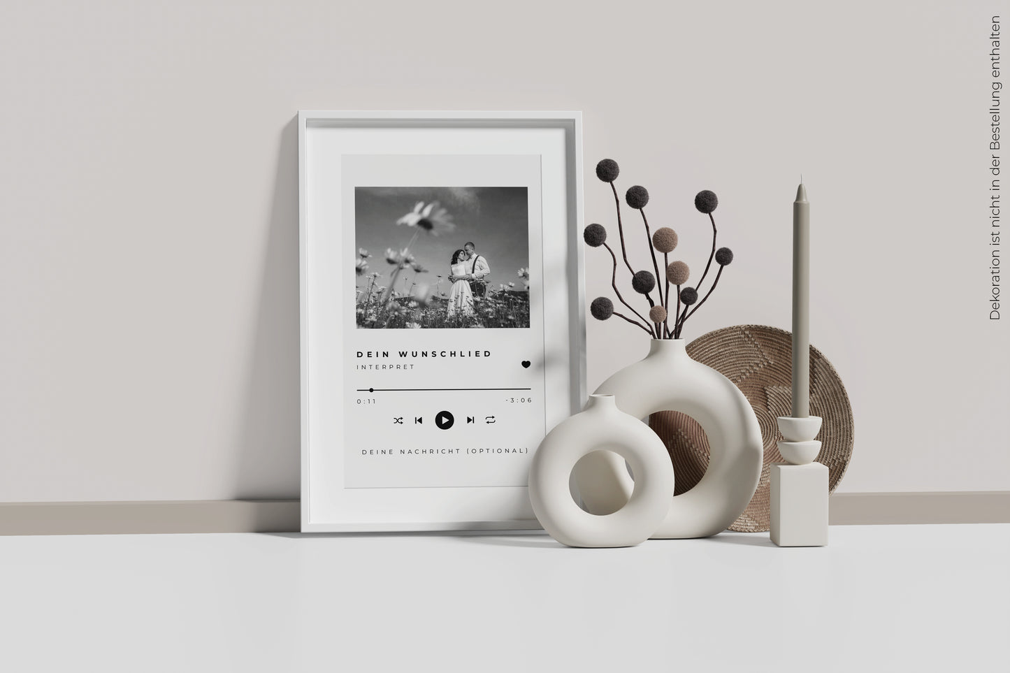 Personalisiertes Poster "OUR SONG"