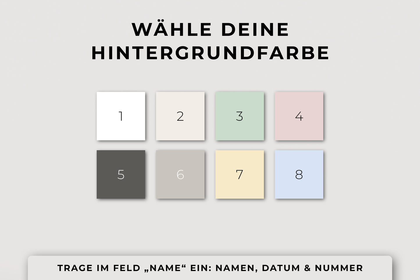 Geldgeschenk "FLY" personalisiertes Poster
