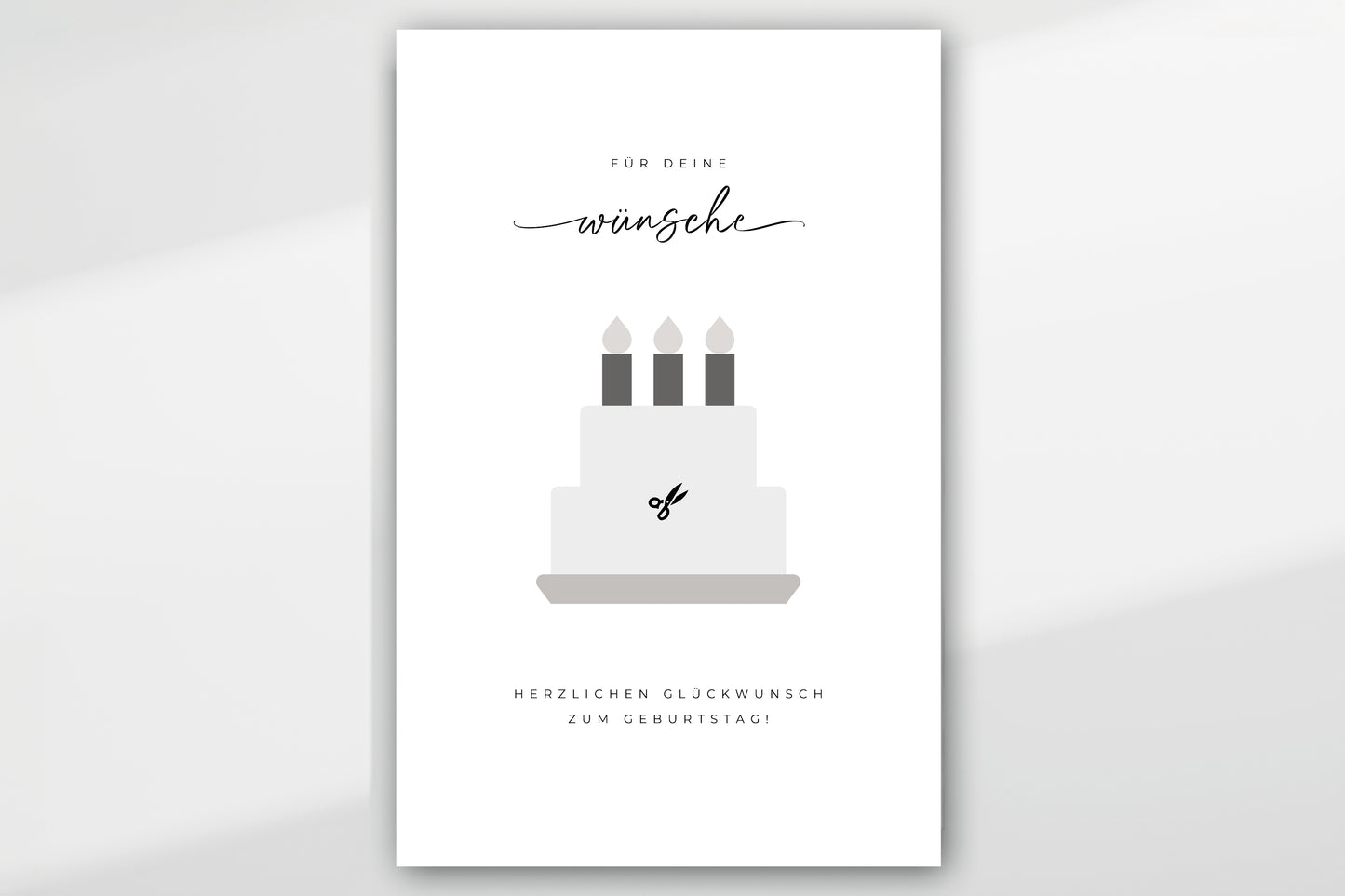 Geldgeschenk "BDAY" personalisiertes Poster