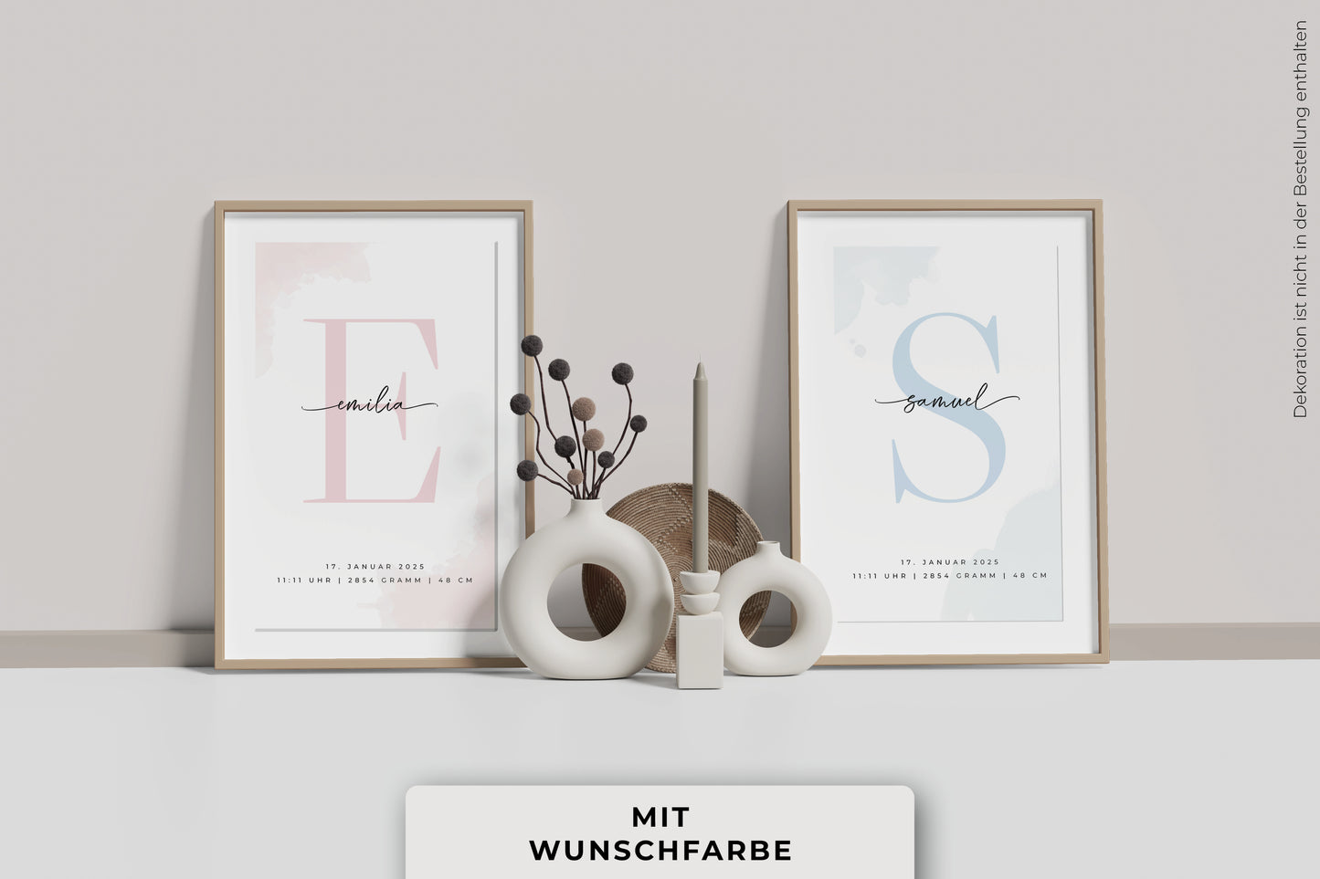 Personalisiertes Poster "BABY ABC"