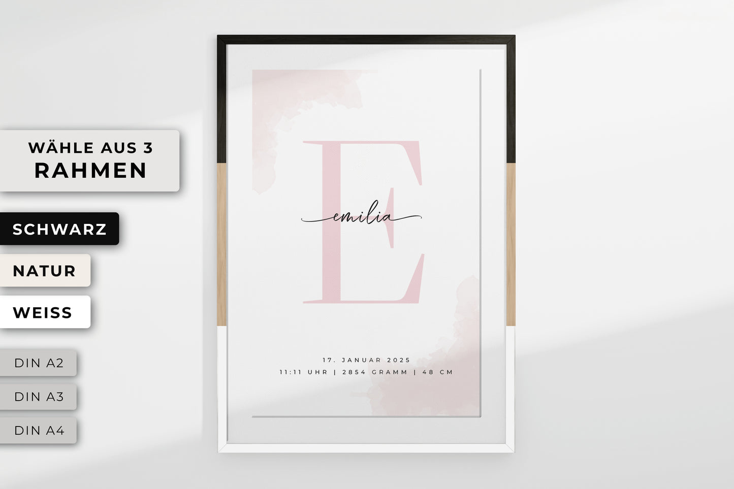 Personalisiertes Poster "BABY ABC"