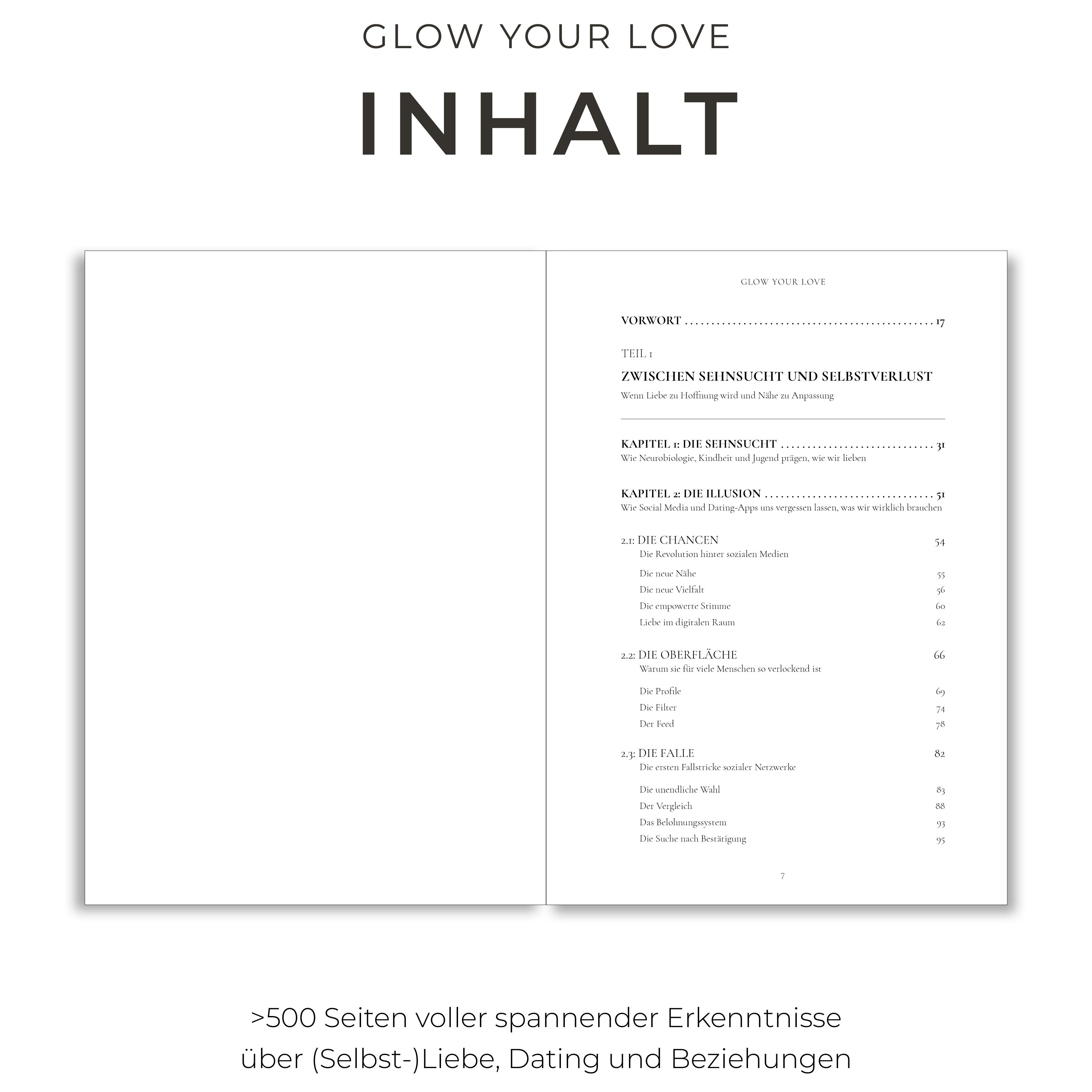 "GLOW YOUR LOVE – Was ich über Liebe, Dating und Beziehungen gelernt habe" Buch Vorbestellung (Versand im Februar ‘26)
