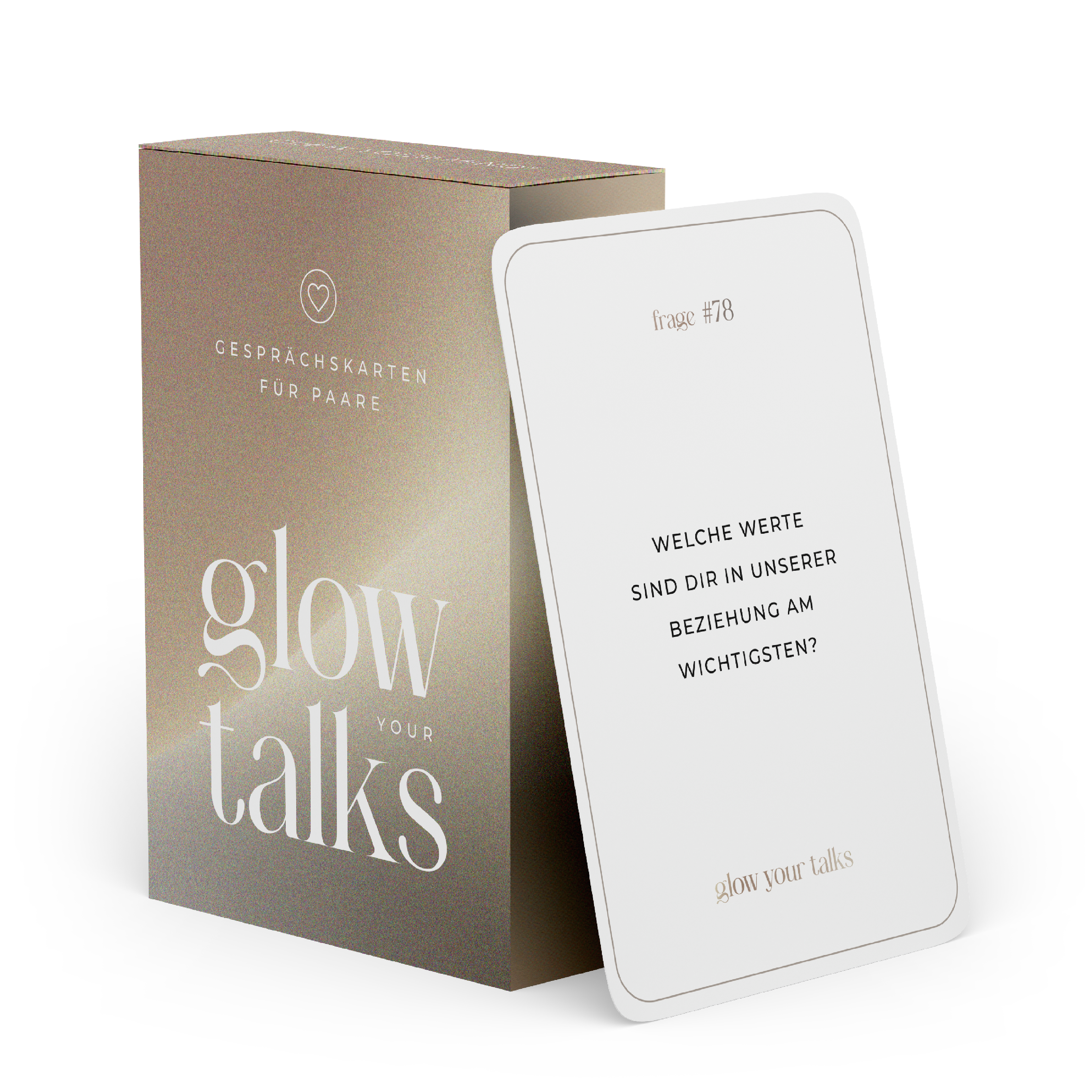 GLOW YOUR TALKS Gesprächskarten – Couple Edition