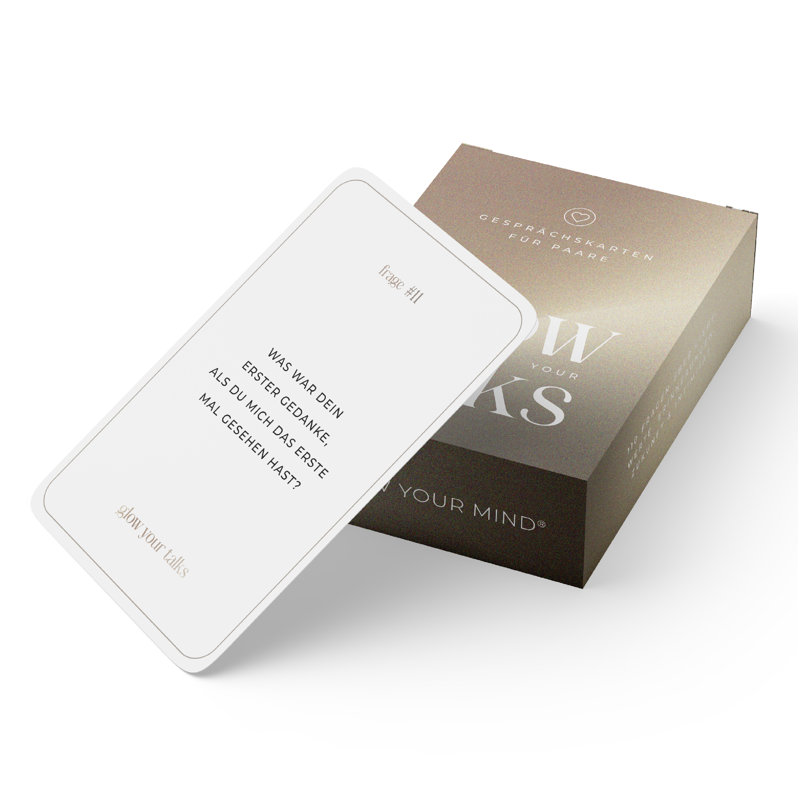 GLOW YOUR TALKS Gesprächskarten – Couple Edition