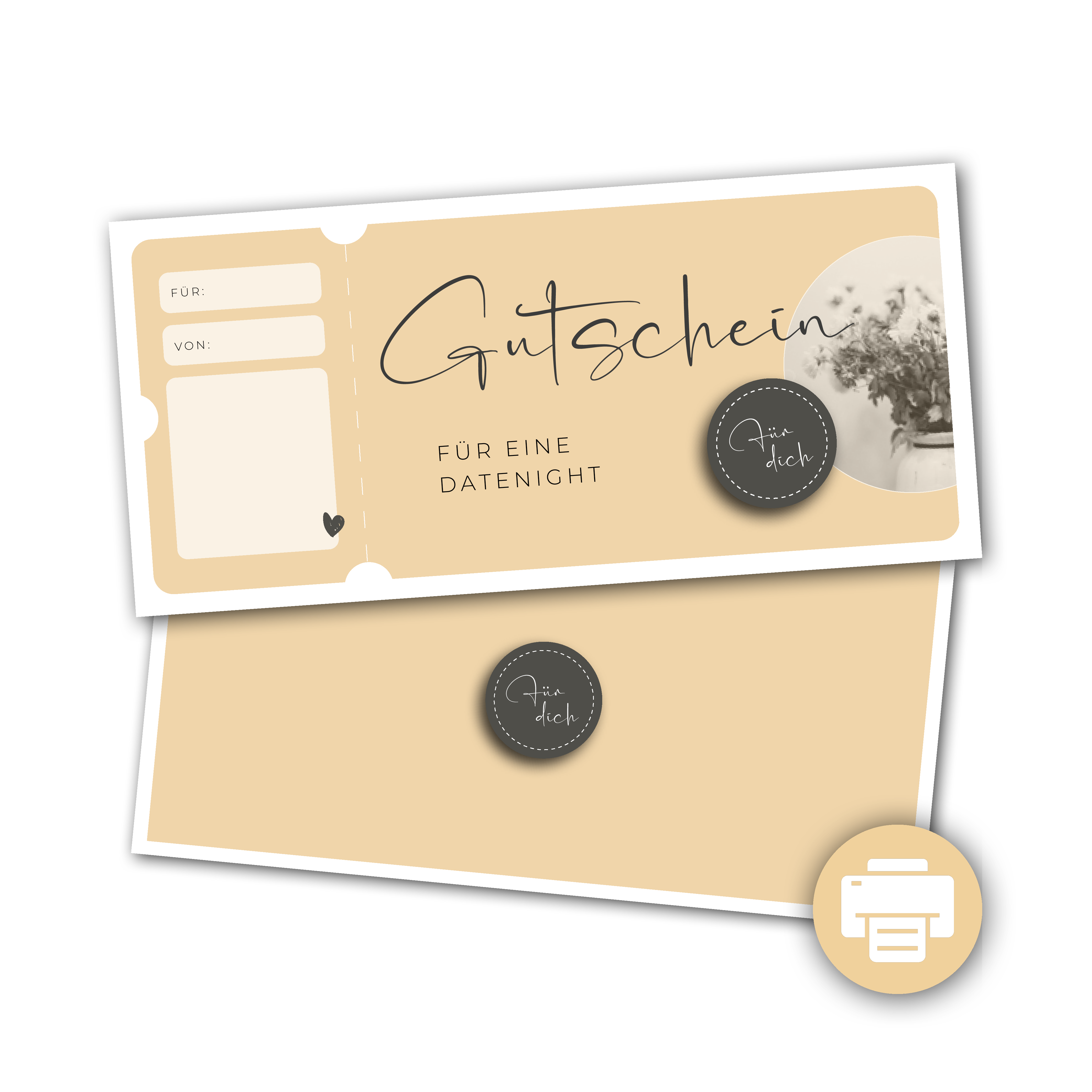 Gutscheinvorlage zum Ausdrucken