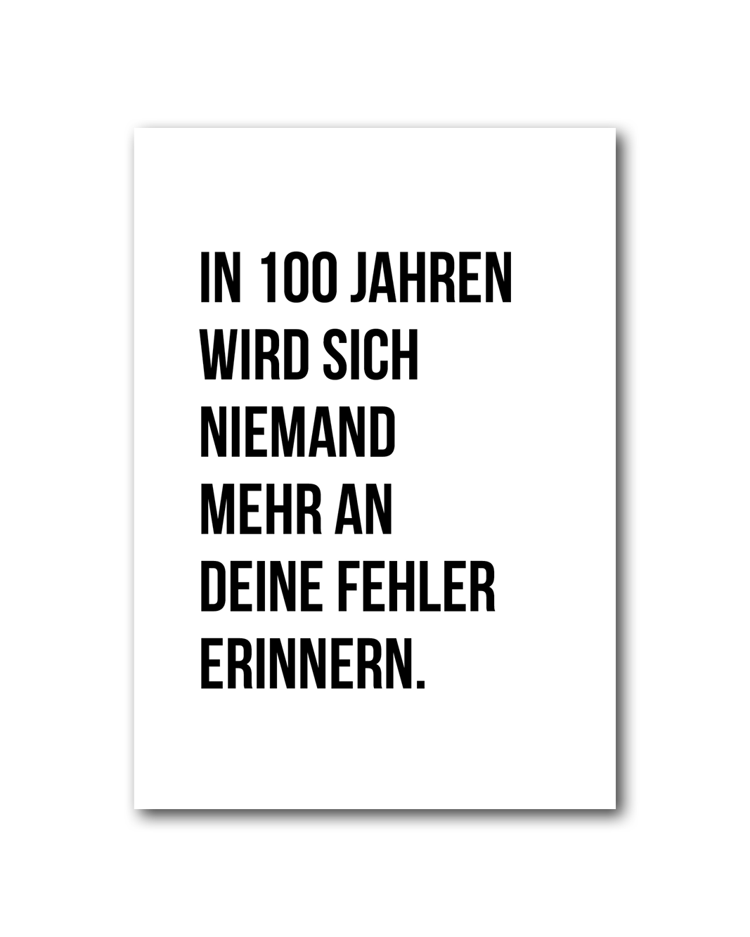 Poster "100 Jahre"