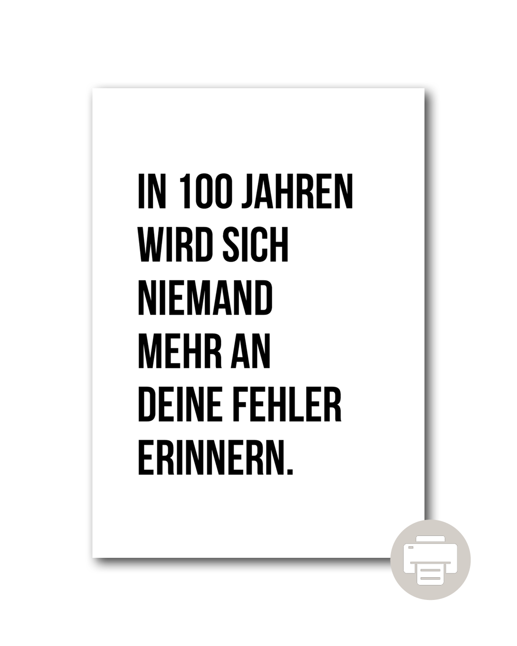 Poster "100 Jahre"