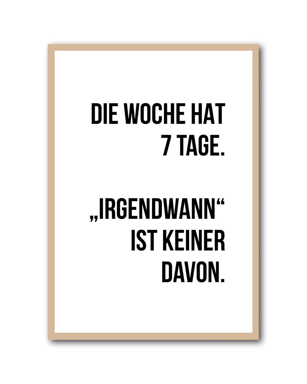 Poster "7 Tage"