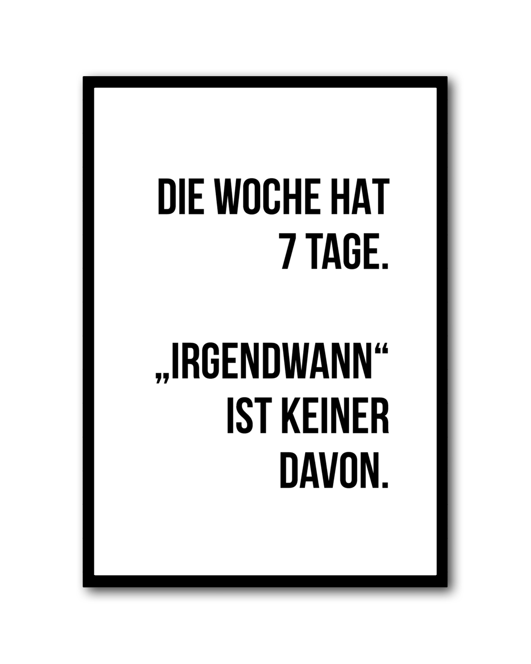 Poster "7 Tage"
