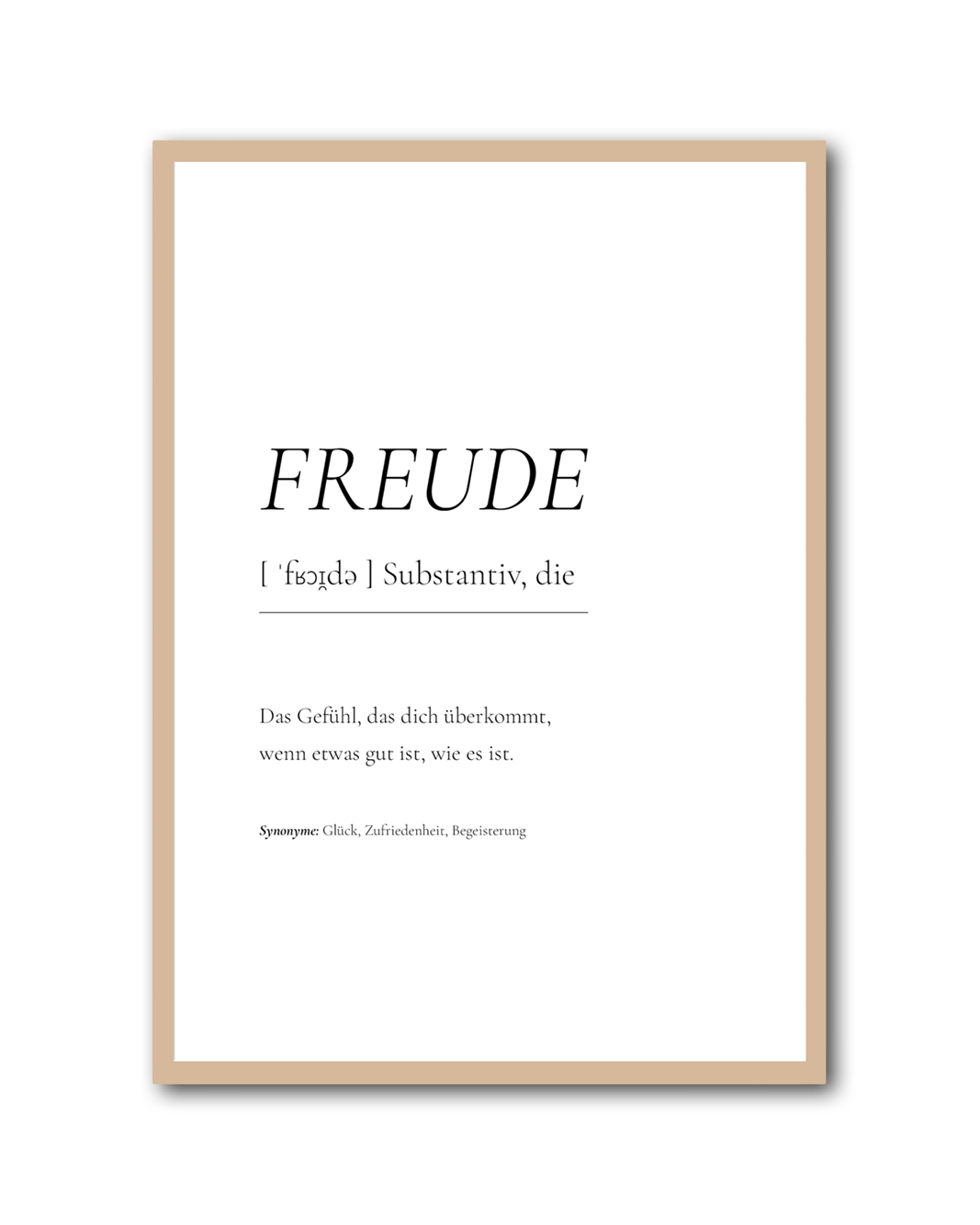 Poster "Freude"