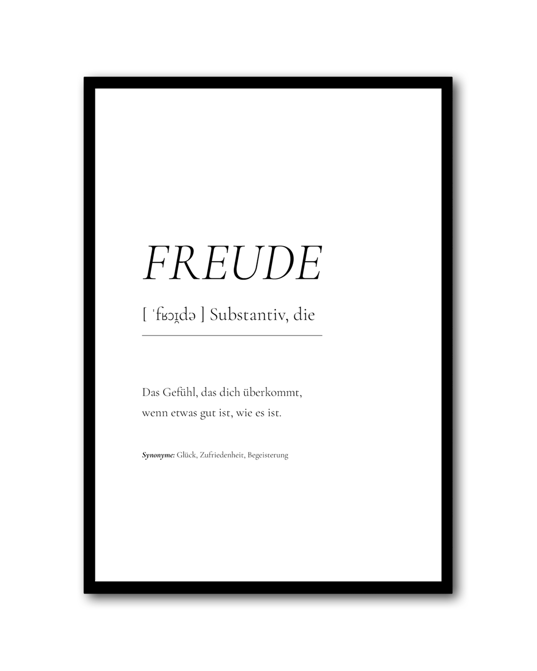 Poster "Freude"