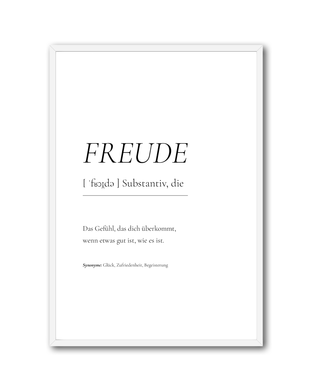 Poster "Freude"