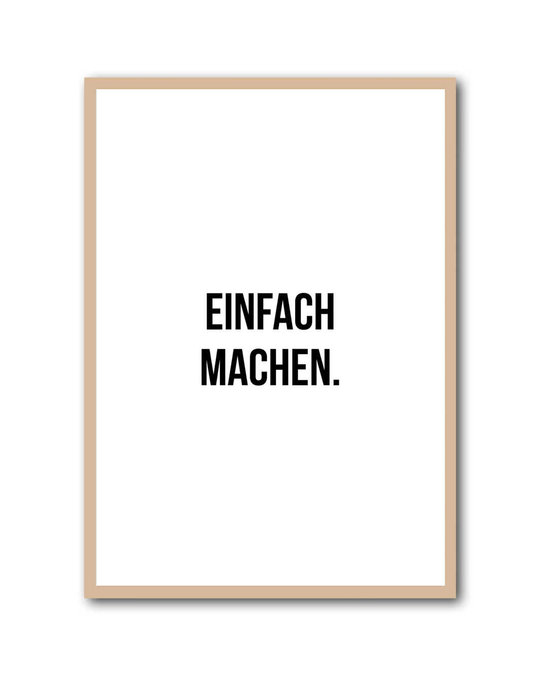 Poster "Einfach machen"