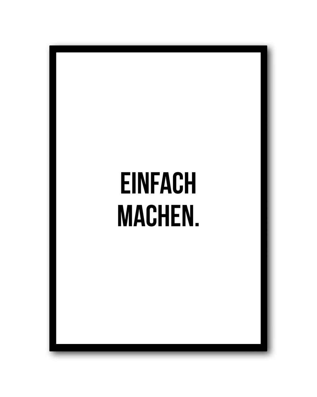 Poster "Einfach machen"