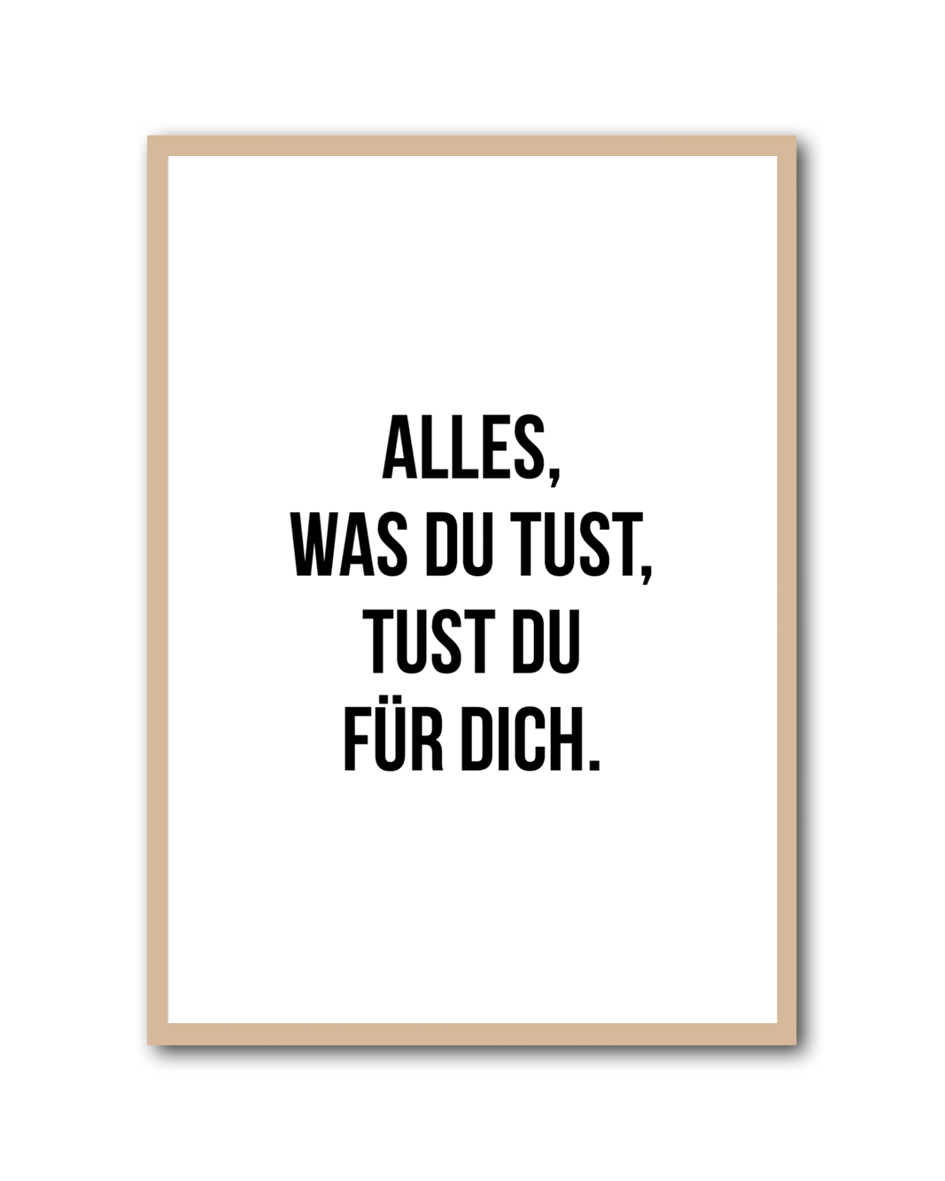 Poster "Für dich"