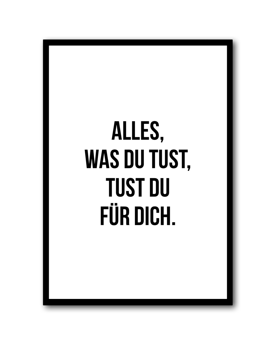 Poster "Für dich"