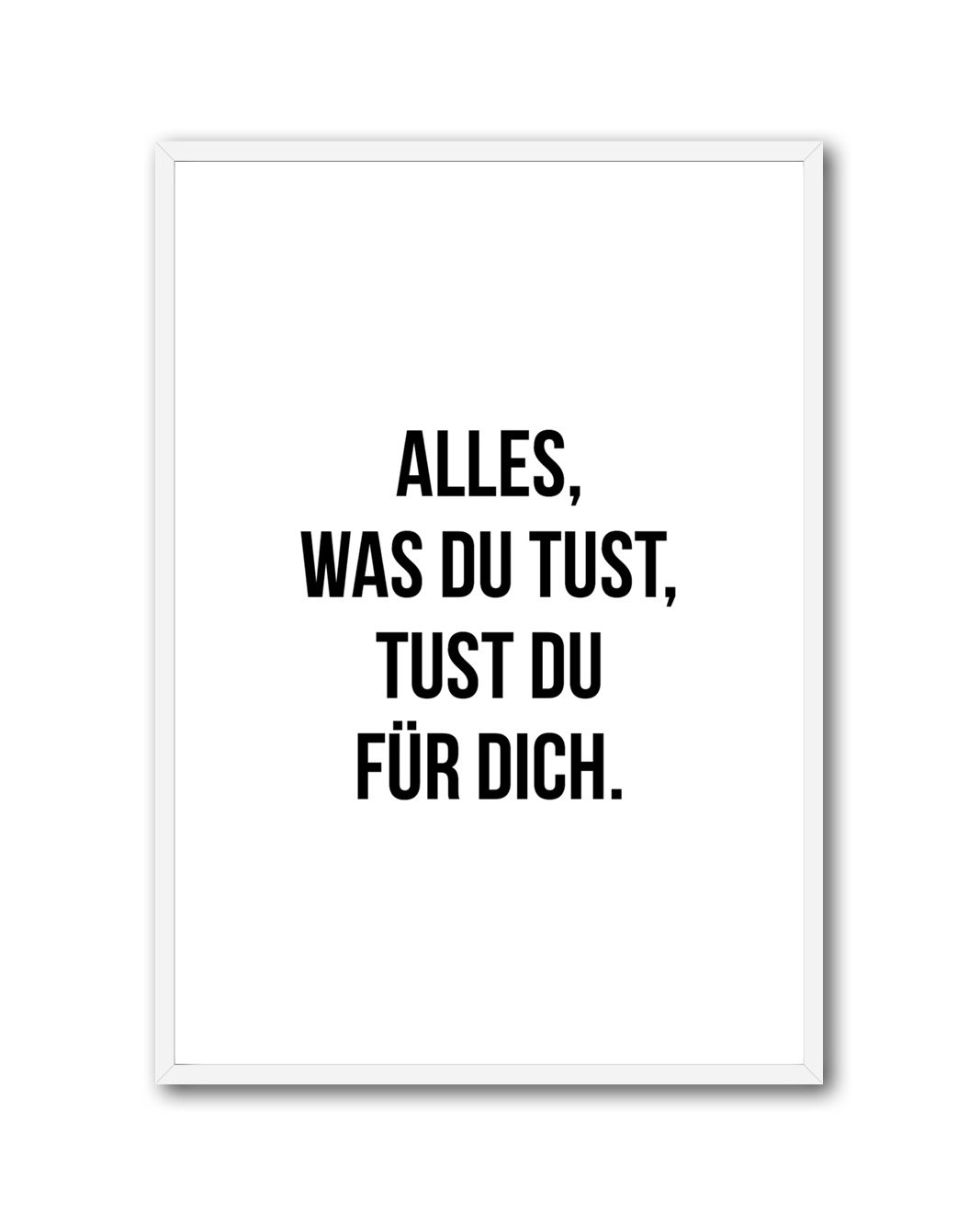 Poster "Für dich"
