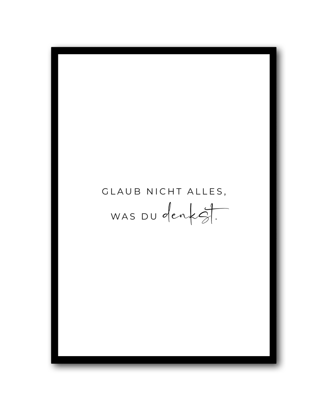 Poster "Es ist genug für alle da"