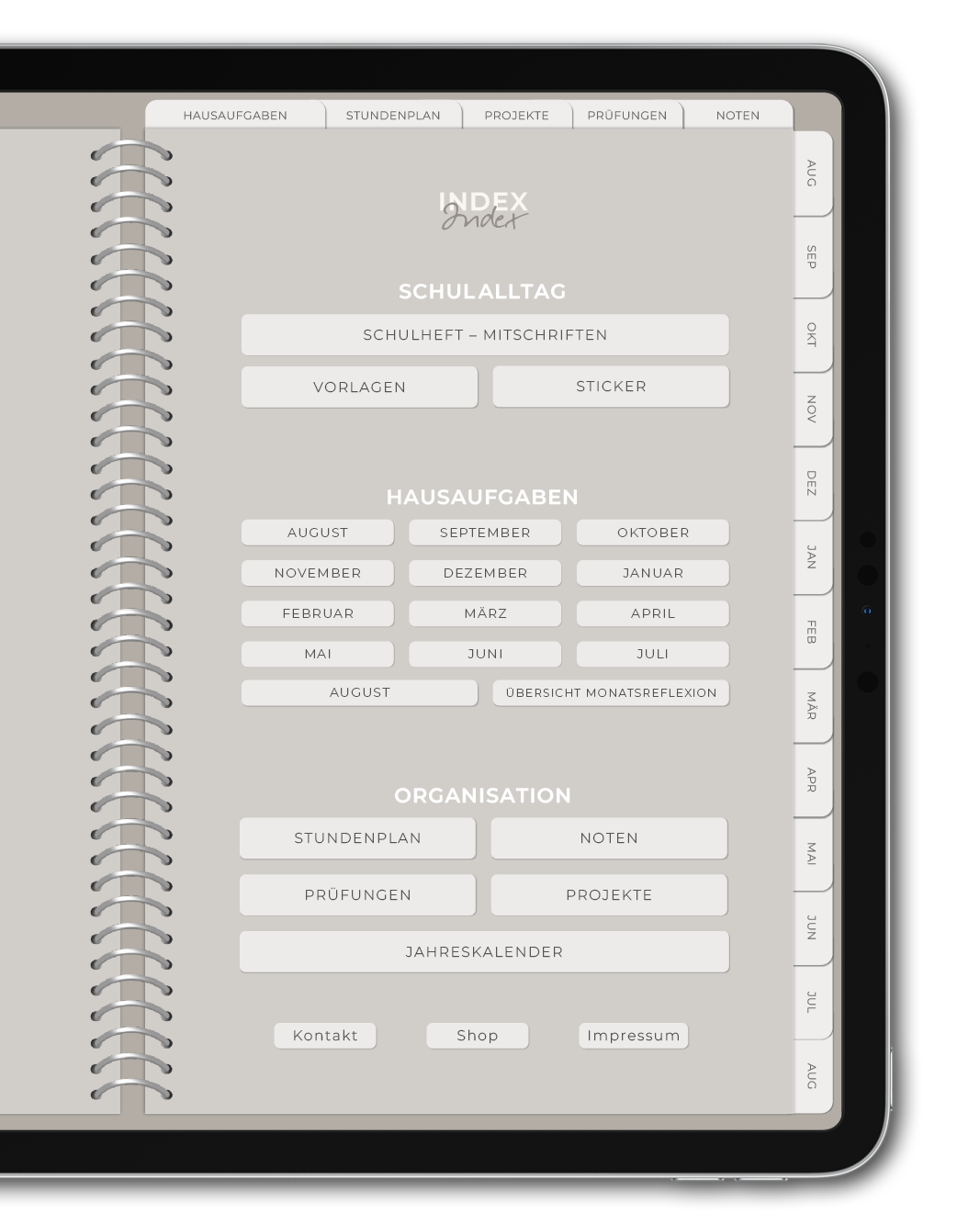 Digitaler Schülerkalender 2025/2026