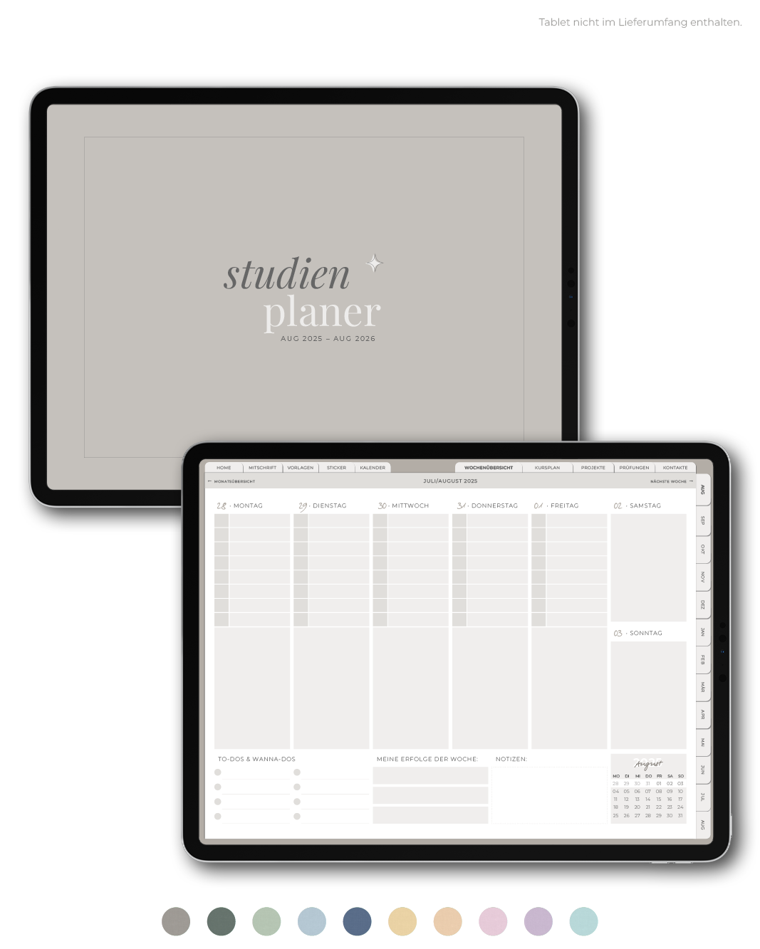 Digitaler Studienkalender 2025/2026