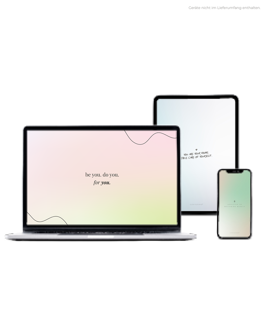 Digitale Wallpaper "Aura Motivation"