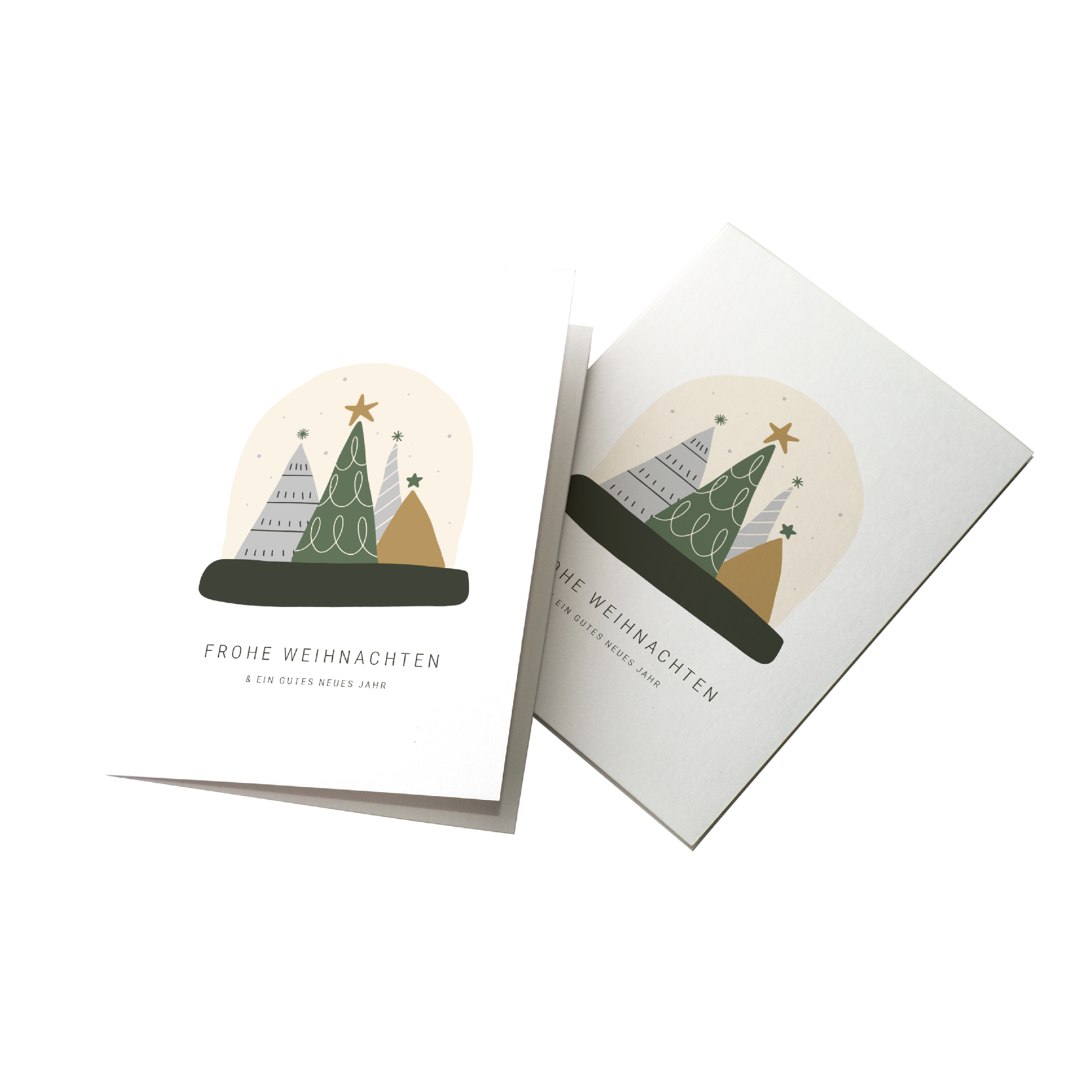 40+ Weihnachtskarten zum Ausdrucken (Schwarz-Weiß)