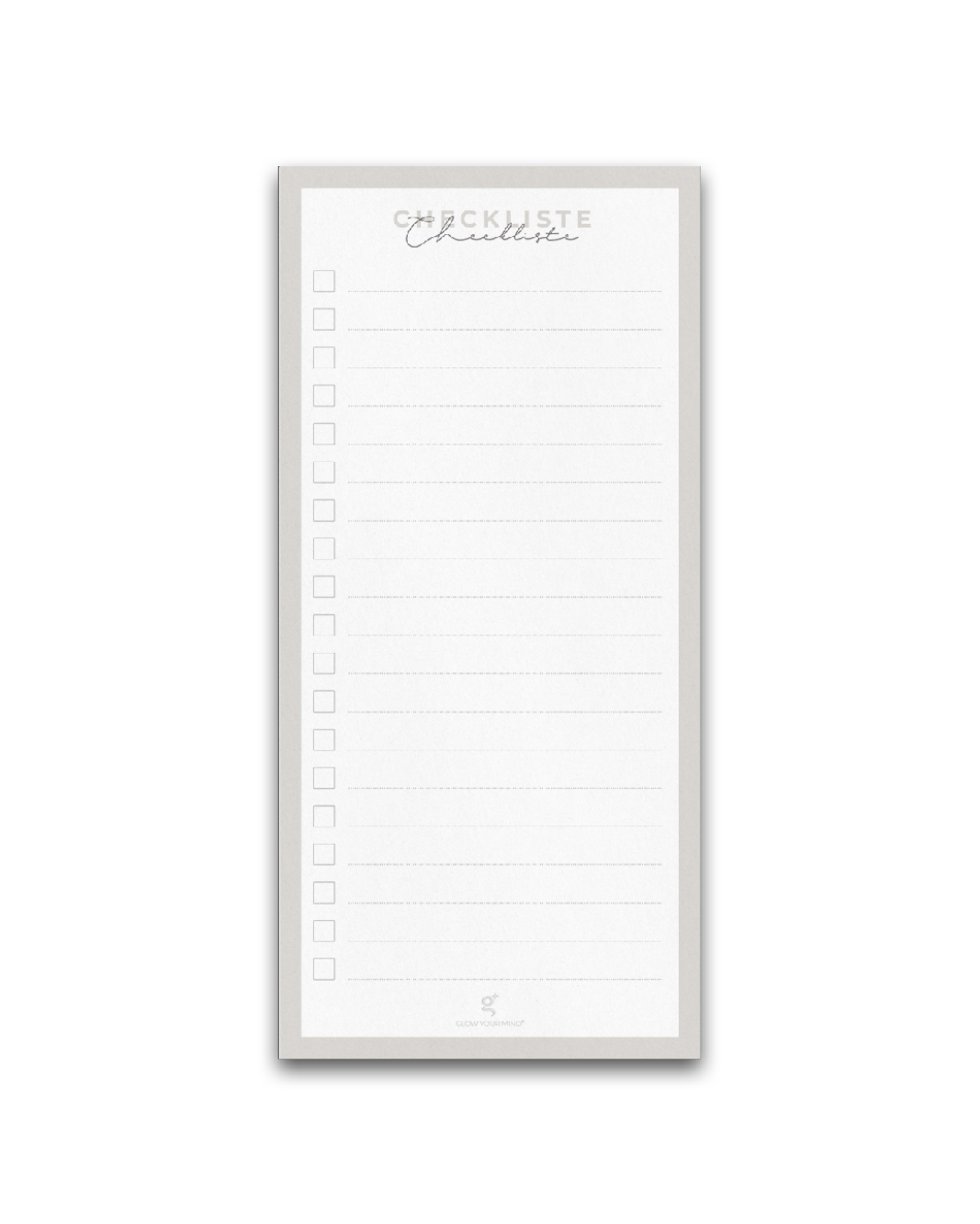 Checkliste (DIN lang Block 50 Seiten)