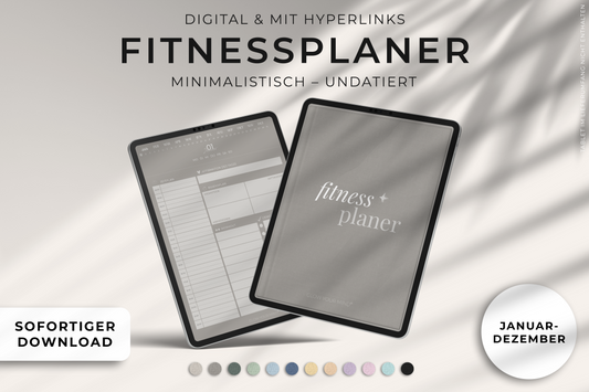 Digitaler Fitnessplaner MINI für Tablets [ undatiert ]