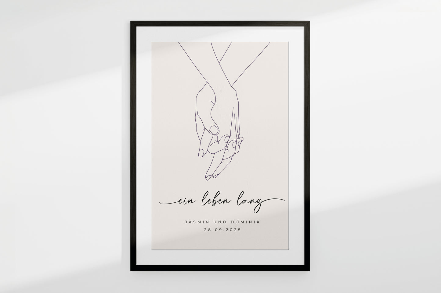 Personalisiertes Poster "LOVING HANDS"