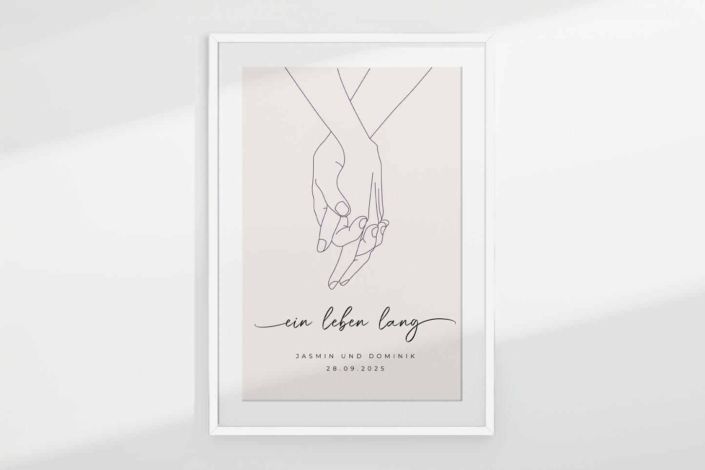 Personalisiertes Poster "LOVING HANDS"