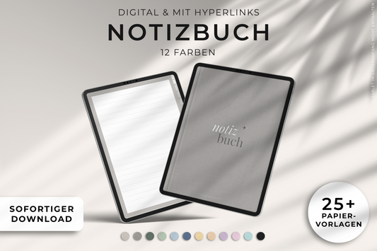 Digitales Notizbuch für Tablets