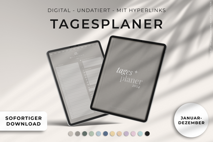 Digitaler Tagesplaner für Tablets [ undatiert ]