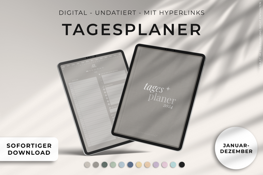 Digitaler Tagesplaner für Tablets [ undatiert ]