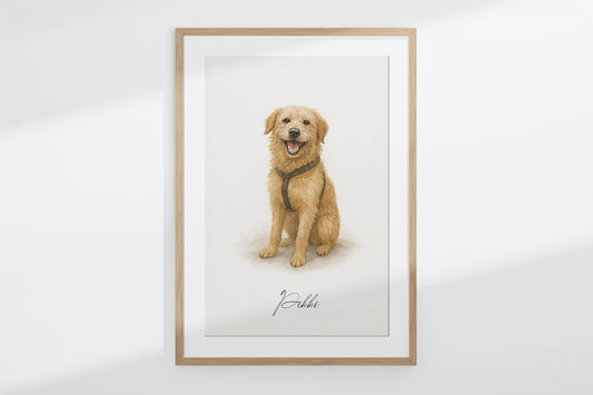 Dein Haustier als Porträt (Aquarell)
